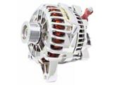 Tuff Stuff Performance Alternator with 6-Groove Pulley; 225 AMP; Polished (99-04 Mustang GT)