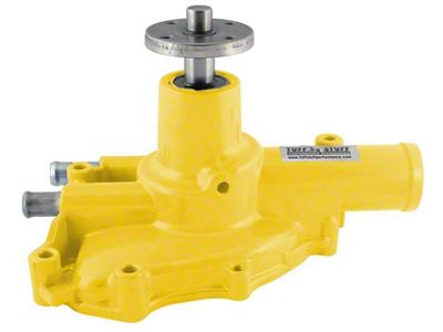 Tuff Stuff Performance Platinum SuperCool Water Pump; Yellow (86-93 5.0L Mustang)
