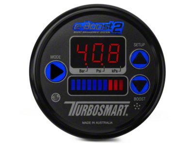 Turbosmart e-Boost2 Boost Controller; 66mm; Black (Universal; Some Adaptation May Be Required)