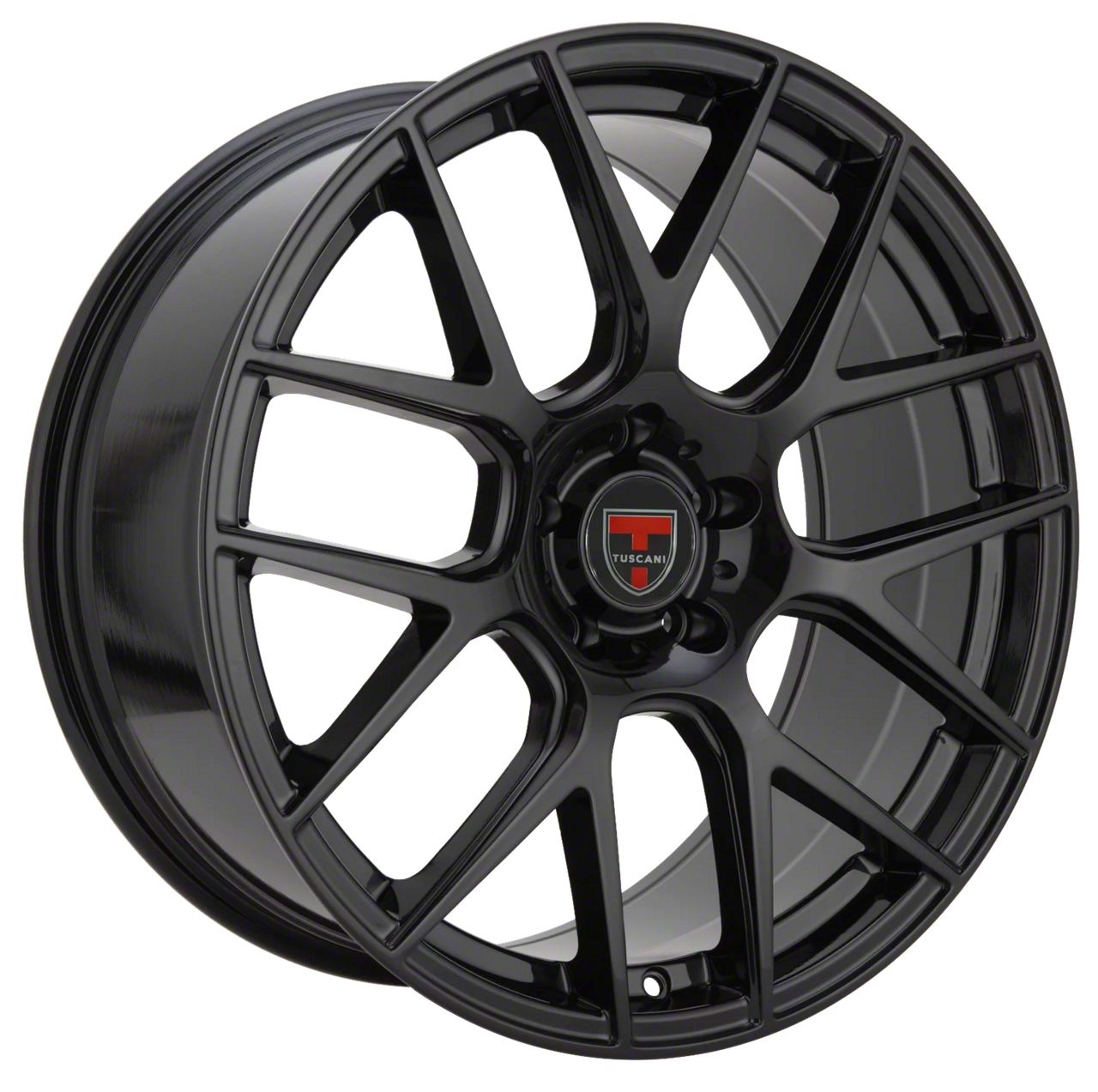 Tuscani Mustang 204 Gloss Black Wheel; 20x9; 35mm Offset