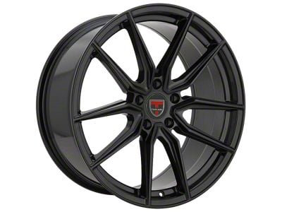 Tuscani 202 Gloss Black Wheel; 20x9 (16-24 Camaro)