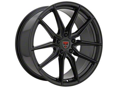 Tuscani 202 Gloss Black Wheel; 20x9; 35mm Offset (15-23 Mustang GT, EcoBoost, V6)