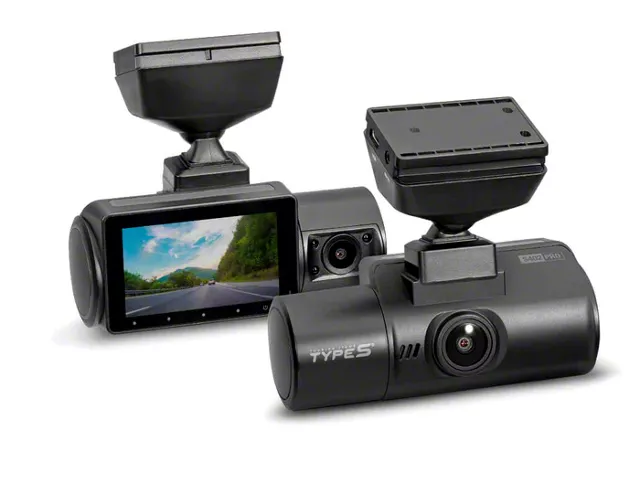TYPE S S402 Pro Ultra HD 4K Dual View Dashcam with 2K Cabin View Cam (Universal; Some Adaptation May Be Required)