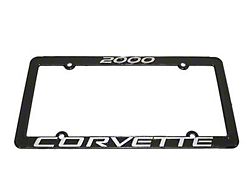 1997 License Plate Frame; Black (Universal; Some Adaptation May Be Required)