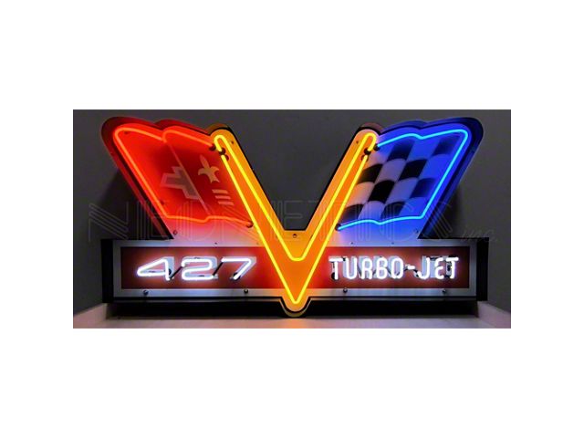 Blue Jet Sign Universal AM 427 Turbo Jet Neon Sign; 48-Inch - Free Shipping