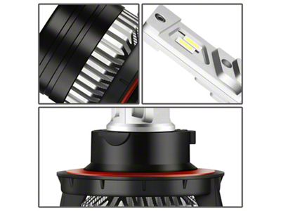 6000K LED Headlight Bulbs; H13