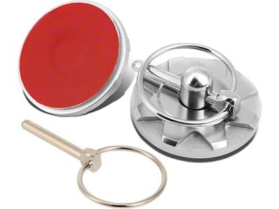 Aluminum Cosmetic Hood Pins; 28mm x 60mm; Silver (Universal; Some Adaptation May Be Required)