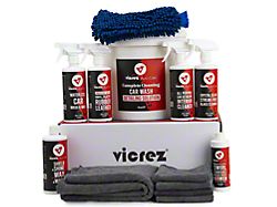 Complete Cleaning Car Wash Detailing Solution Kit; 13-Pieces 