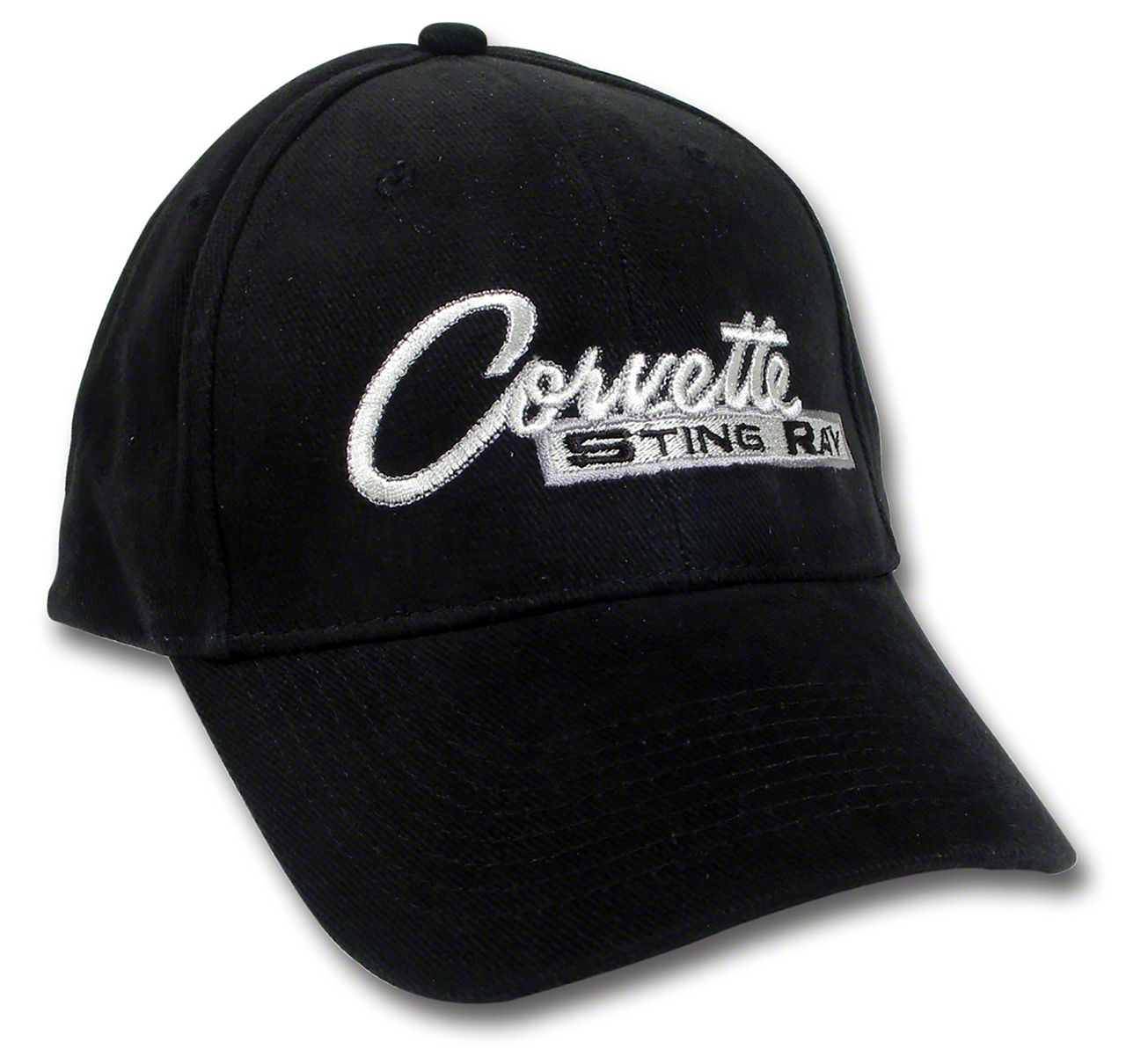 String Ray Hat Universal AM Corvette Stingray Hat; Black - Free Shipping