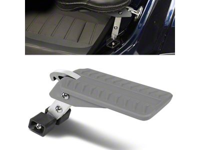 Door Striker Latch Step; Silver