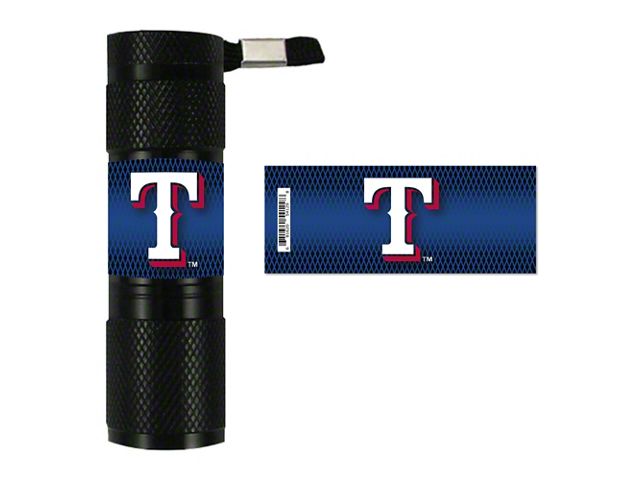 Texas Rangers Light Universal AM Flashlight with Texas Rangers Logo; Blue - Free Shipping