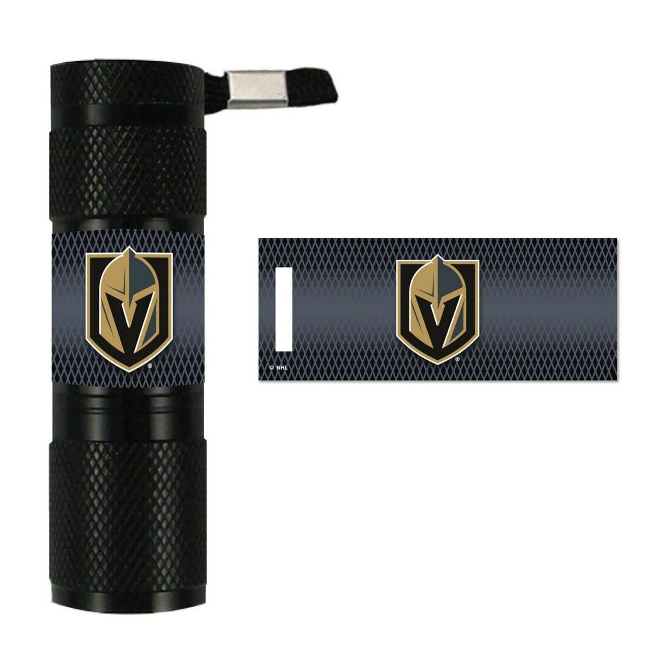 Universal AM Flashlight with Vegas Golden Knights Logo; Gray - Free ...