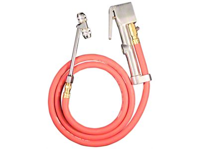 Heavy DutyTruck Tire Inflator Gauge with Dual Lock-On Chuck