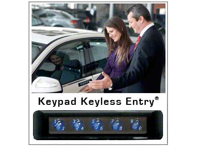 Keyless Entry System; Vertical Mount (Universal; Some Adaptation May Be Required)