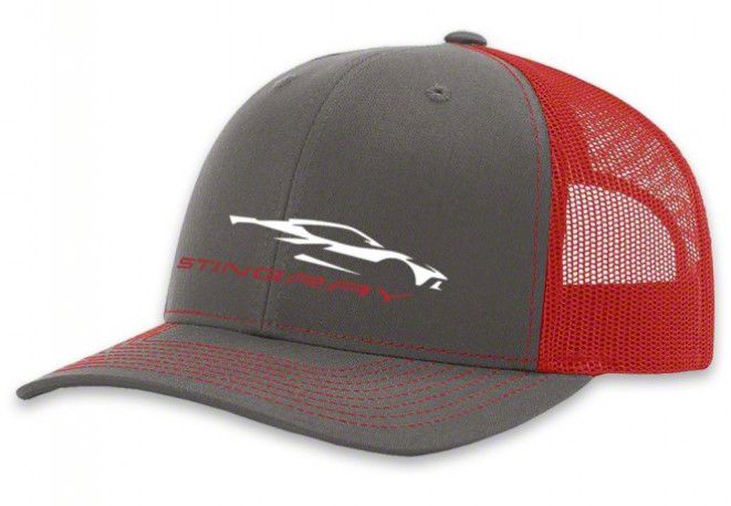 String Ray Hat Universal AM Stingray Gesture Hat; Gray/Red - Free Shipping