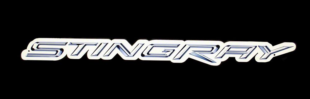 Universal AM Stingray Script Steel Sign; 18x1.50-Inch - Free Shipping