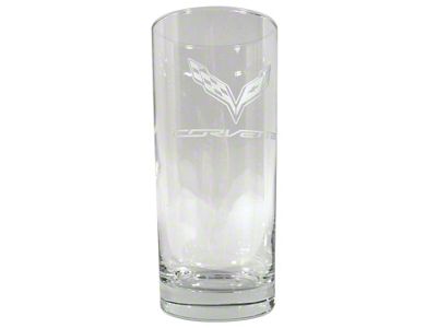 Tall Glass Set with C7 Logo; 15-oz.