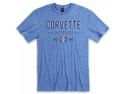 USA Vintage Tee; Heather Royal