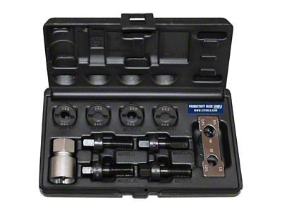 Wheel Hub Master Rethread Kit; 10-Piece