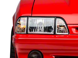 Ultra Headlights; Chrome Housing; Clear Lens (87-93 Mustang)