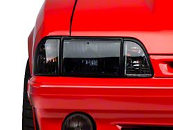 Ultra Headlights; Black Housing; Smoked Lens (87-93 Mustang)