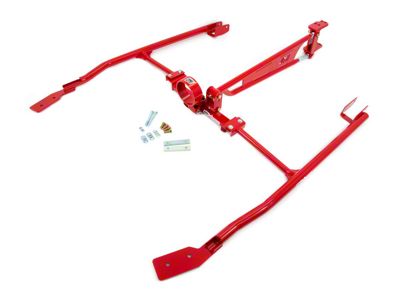 UMI Performance 3-Point Subframe Connector and Tunnel Mounted Torque Arm Kit; Black (93-02 Camaro Coupe)