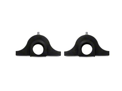 UMI Performance Billet Aluminum Front Sway Bar Mounts; 1-5/16-Inch; Black (93-02 Camaro)