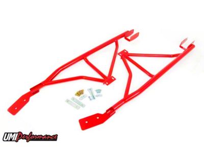 UMI Performance Bolt-In 3-Point Subframe Connectors; Black (93-02 Camaro Coupe)