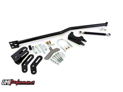 UMI Performance Competition Panhard Bar Lowering/Leveling Kit; Black (93-02 Camaro w/ Factory Axles)