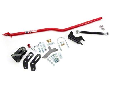 UMI Performance Competition Panhard Bar Lowering/Leveling Kit; Red (93-02 Camaro w/ Factory Axles)