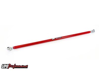 UMI Performance Double Adjustable Rear Panhard Bar; Chromoly; Red (93-02 Camaro)