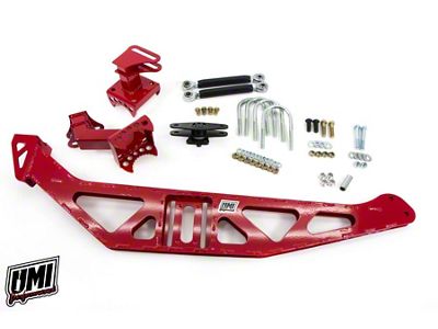 UMI Performance Fabricated Watts Link; Red (93-02 Camaro w/ 3-Inch Axle Diameter)