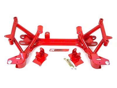 UMI Performance K-Member with SBC/BBC Motor Mounts; Red (93-02 Camaro)