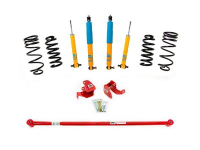 UMI Performance Koni STR.T Lowering and Handling Kit; Red (93-02 Camaro)