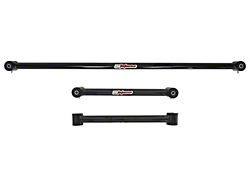 UMI Performance Non-Adjustable Rear Lower Control Arm and Panhard Bar Kit; Black (93-02 Camaro)