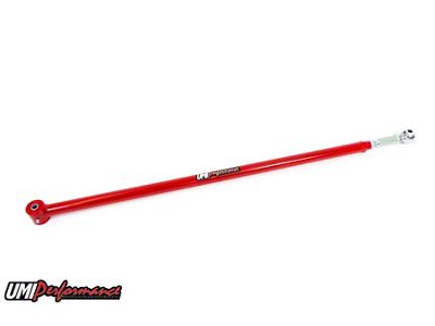 UMI Performance On-Car Adjustable Rear Panhard Bar; Red (93-02 Camaro)