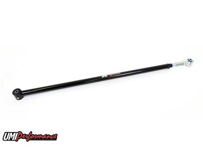 UMI Performance On-Car Adjustable Rear Panhard Bar; Roto-Joints; Black (93-02 Camaro)