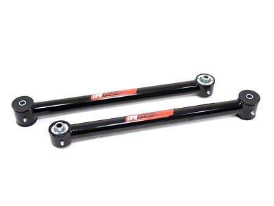UMI Performance Rear Lower Control Arms; Poly/Roto-Joints; Black (93-02 Camaro)