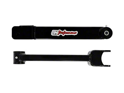 UMI Performance Rear Trailing Arms; Black (10-15 Camaro)