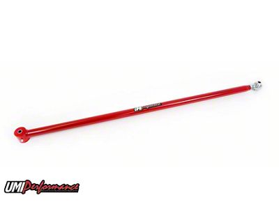 UMI Performance Single Adjustable Rear Panhard Bar; Red (93-02 Camaro)