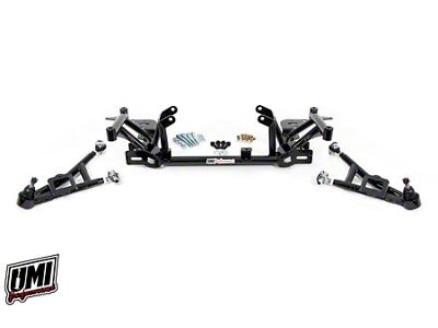 UMI Performance Stage 1 Drag Front End Handling Suspension Package; Black (98-02 5.7L Camaro)