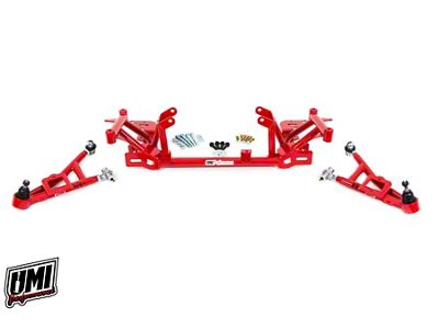 UMI Performance Stage 1 Drag Front End Handling Suspension Package; Red (98-02 5.7L Camaro)