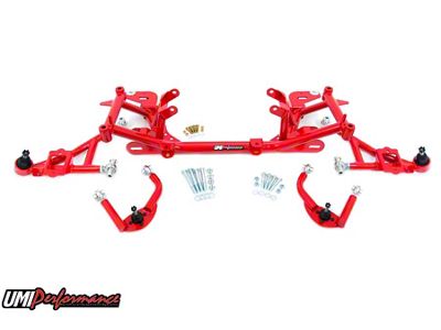 UMI Performance Stage 3 Drag Front End Handling Suspension Package; Red (93-97 5.7L Camaro, Excluding 30th Anniversary SS)