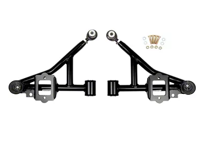 UMI Performance Street Front Lower A-Arms; Black (93-02 Camaro)