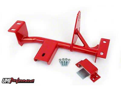 UMI Performance TH350 Transmission Torque Arm Relocation Kit; Red (98-02 Camaro)