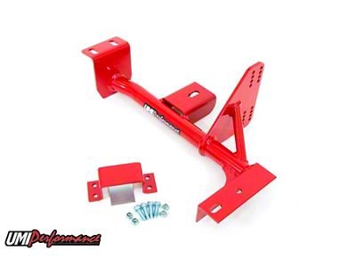 UMI Performance TH400 Transmission Torque Arm Relocation Kit; Red (93-97 Camaro)