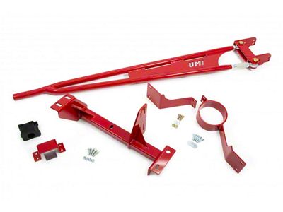UMI Performance Torque Arm, Relocation and Driveshaft Loop Combo Kit; Red (98-02 Camaro w/ Manual Transmission)