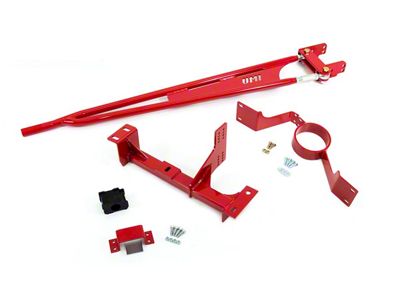 UMI Performance Torque Arm, Relocation and Driveshaft Loop Combo Kit; Red (98-02 Camaro w/ Automatic Transmission)