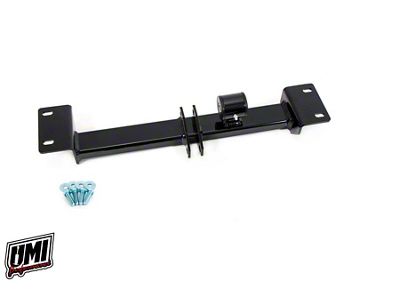 UMI Performance Tunnel Brace Mount for Stock Exhaust; Black (93-02 Camaro)