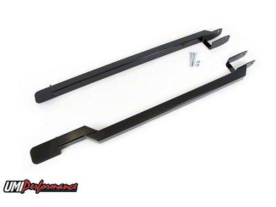 UMI Performance Weld-In Boxed Subframe Connectors; Black (93-02 Camaro Coupe)